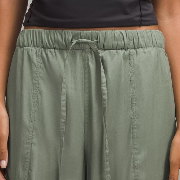 lululemon Grey Eucalyptus Lightweight Adjustable Mid-Rise Cargo Pant size XS - Picture 6 of 16